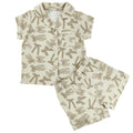 Neutral Bows Bamboo Short Button Up Set