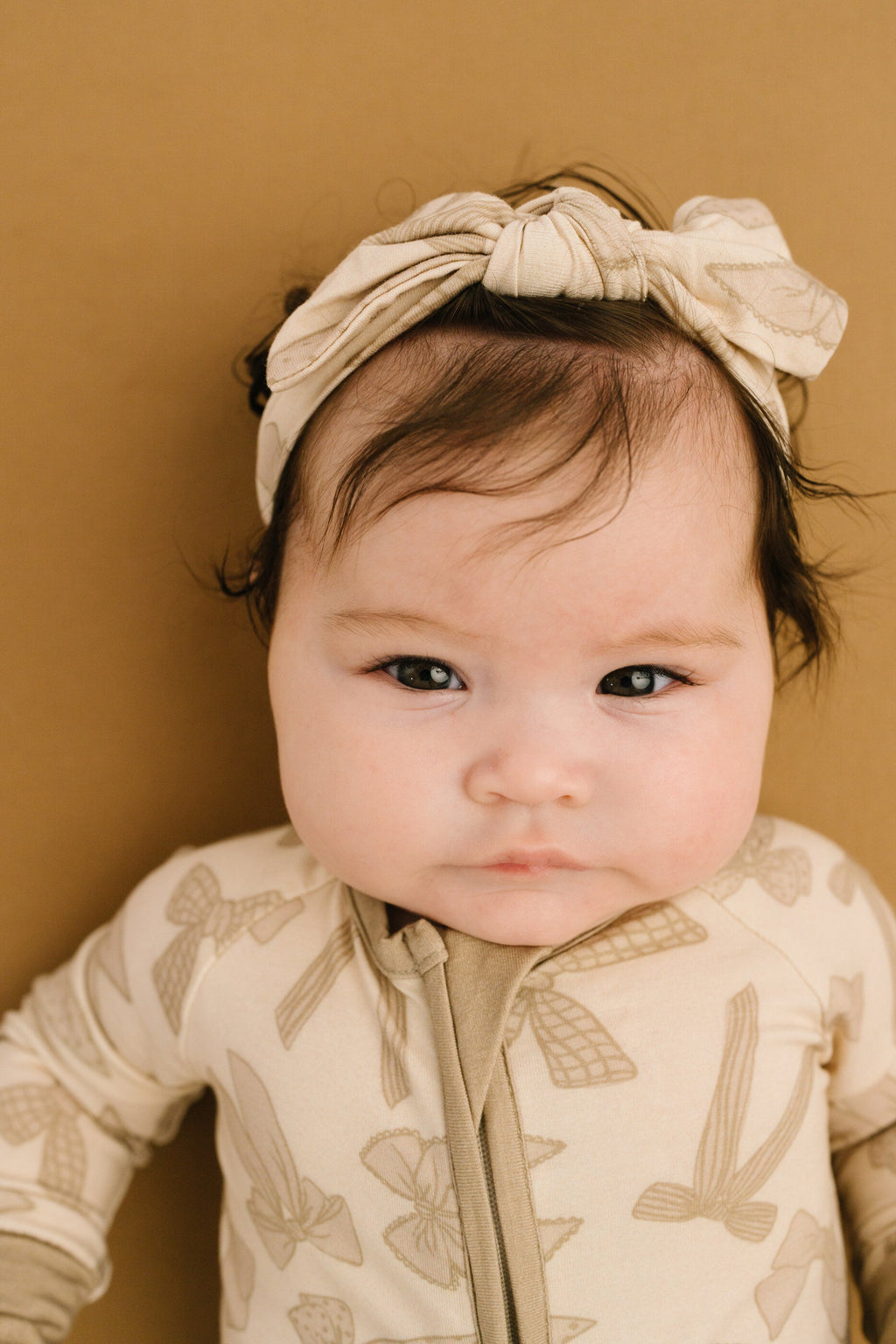 Neutral Bows Bamboo Sleeper