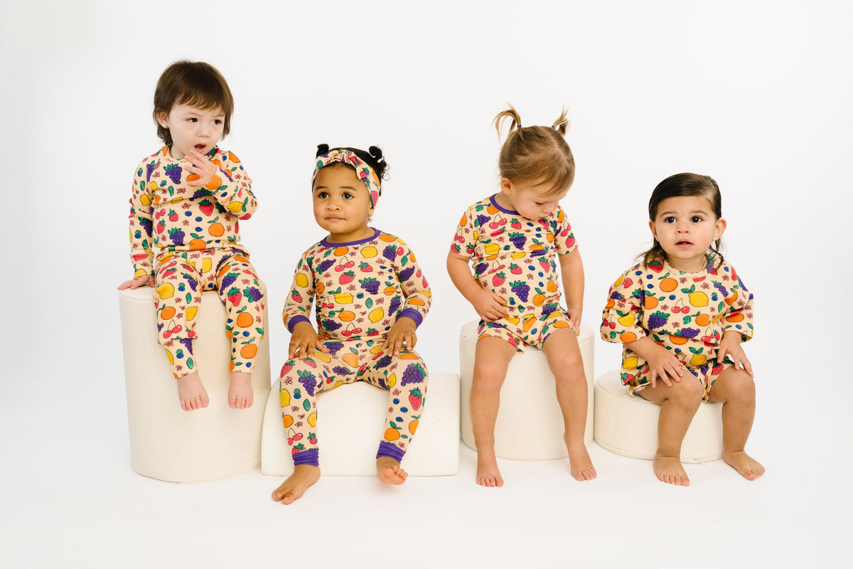 Fruit Basket Bamboo Shorts Set