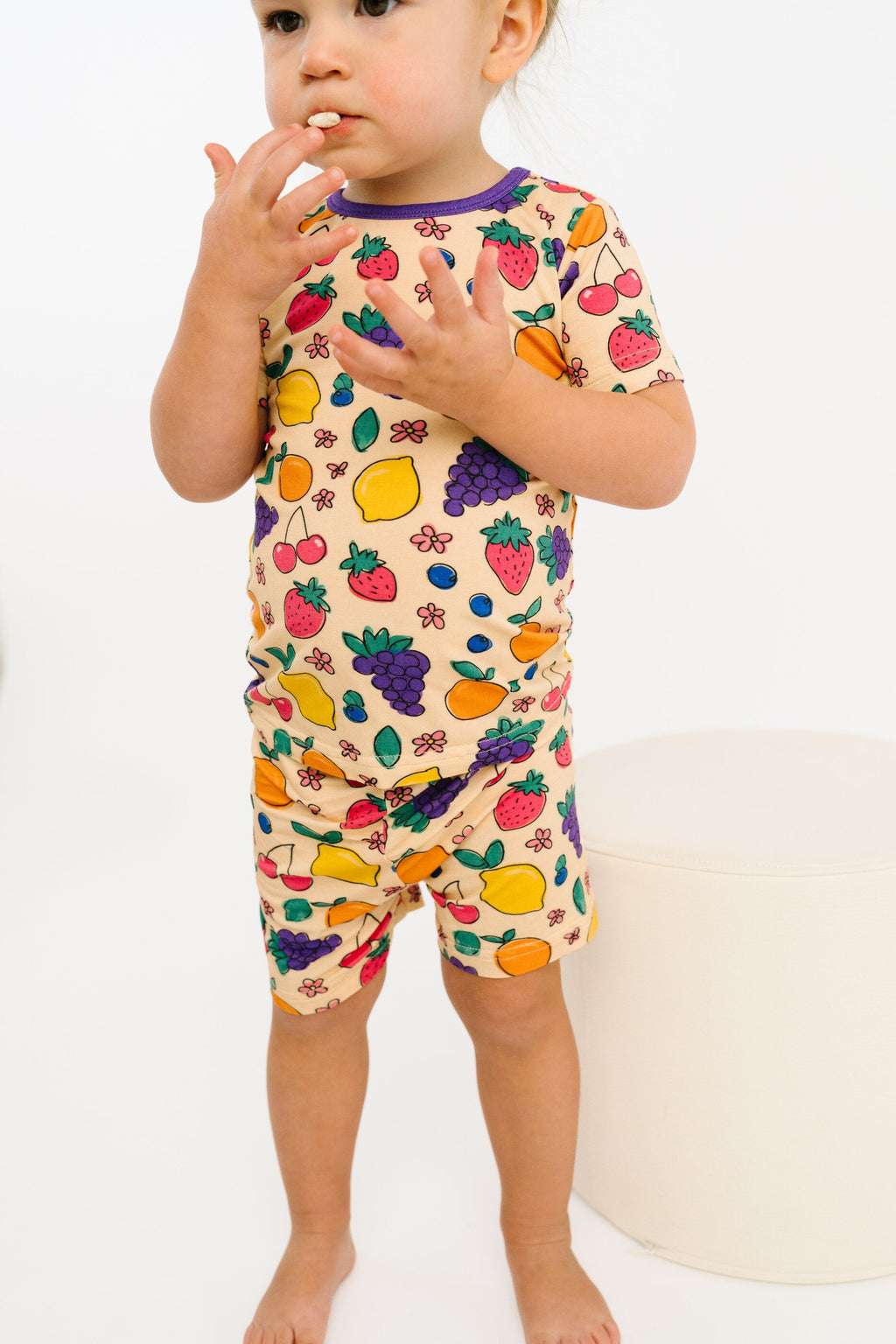 Fruit Basket Bamboo Shorts Set