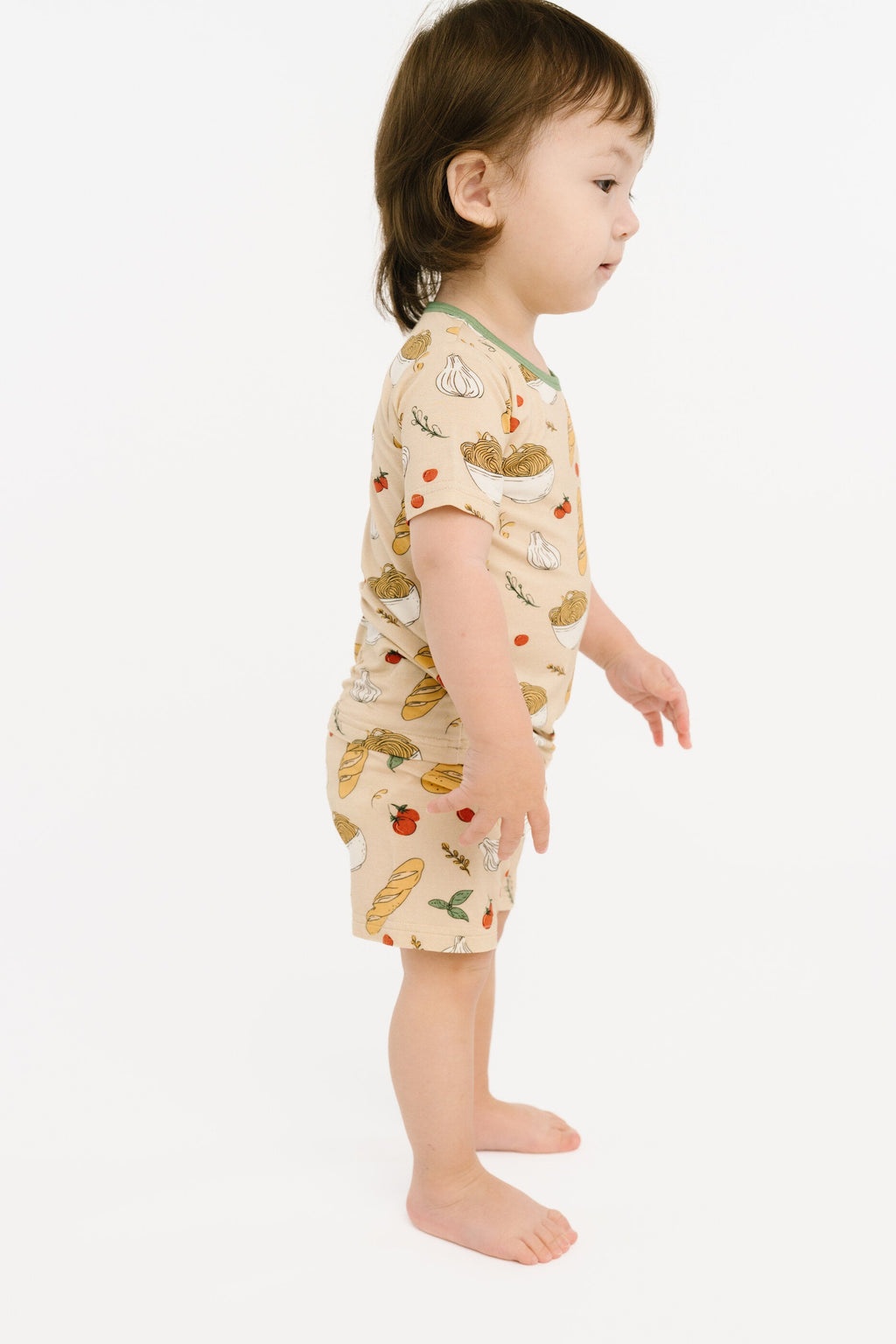 Pasta Party Bamboo Shorts Set