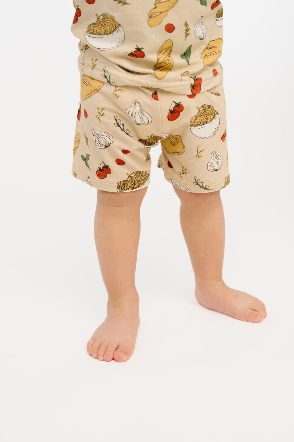 Pasta Party Bamboo Shorts Set