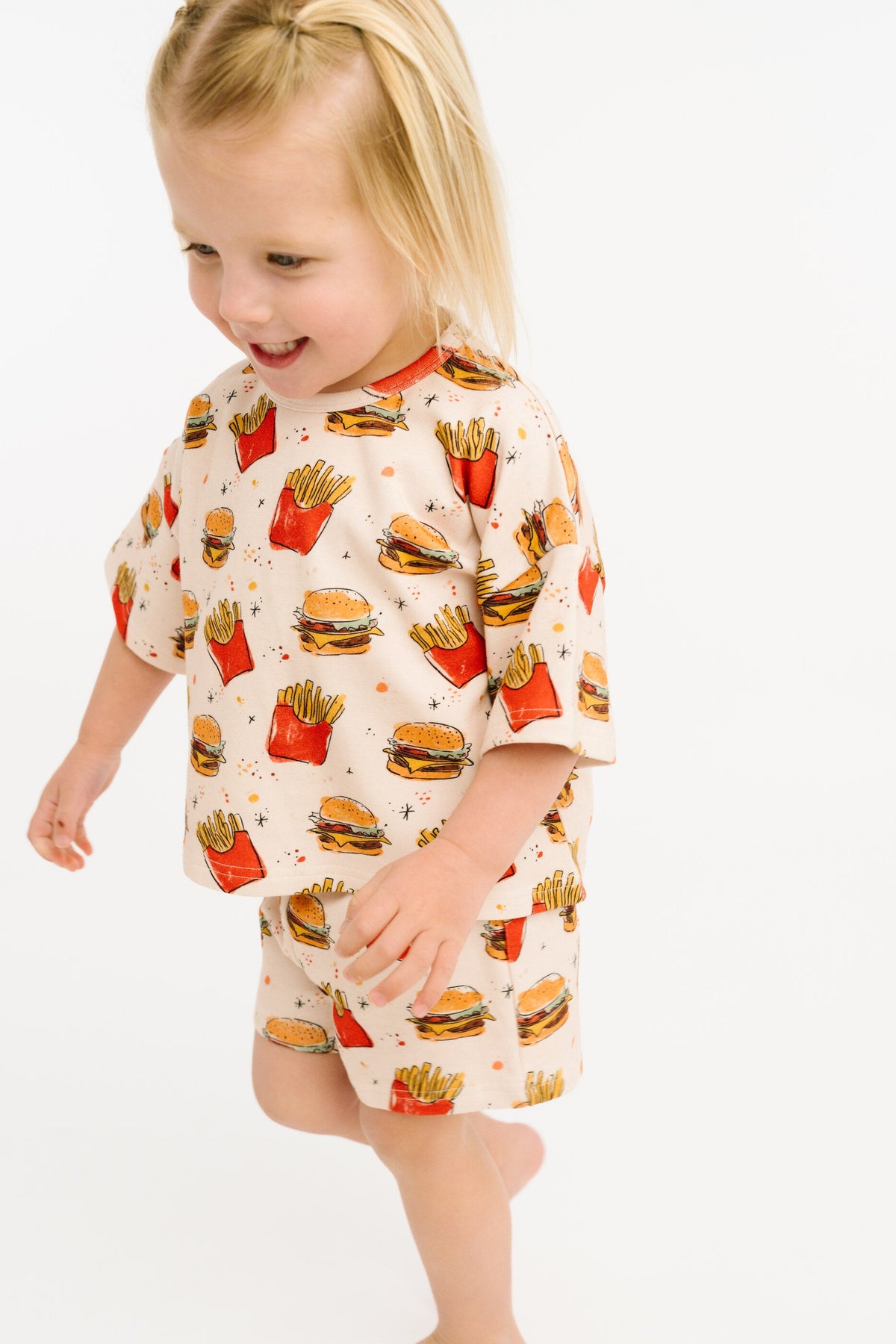 Cheeseburger Meal Slouchy Set