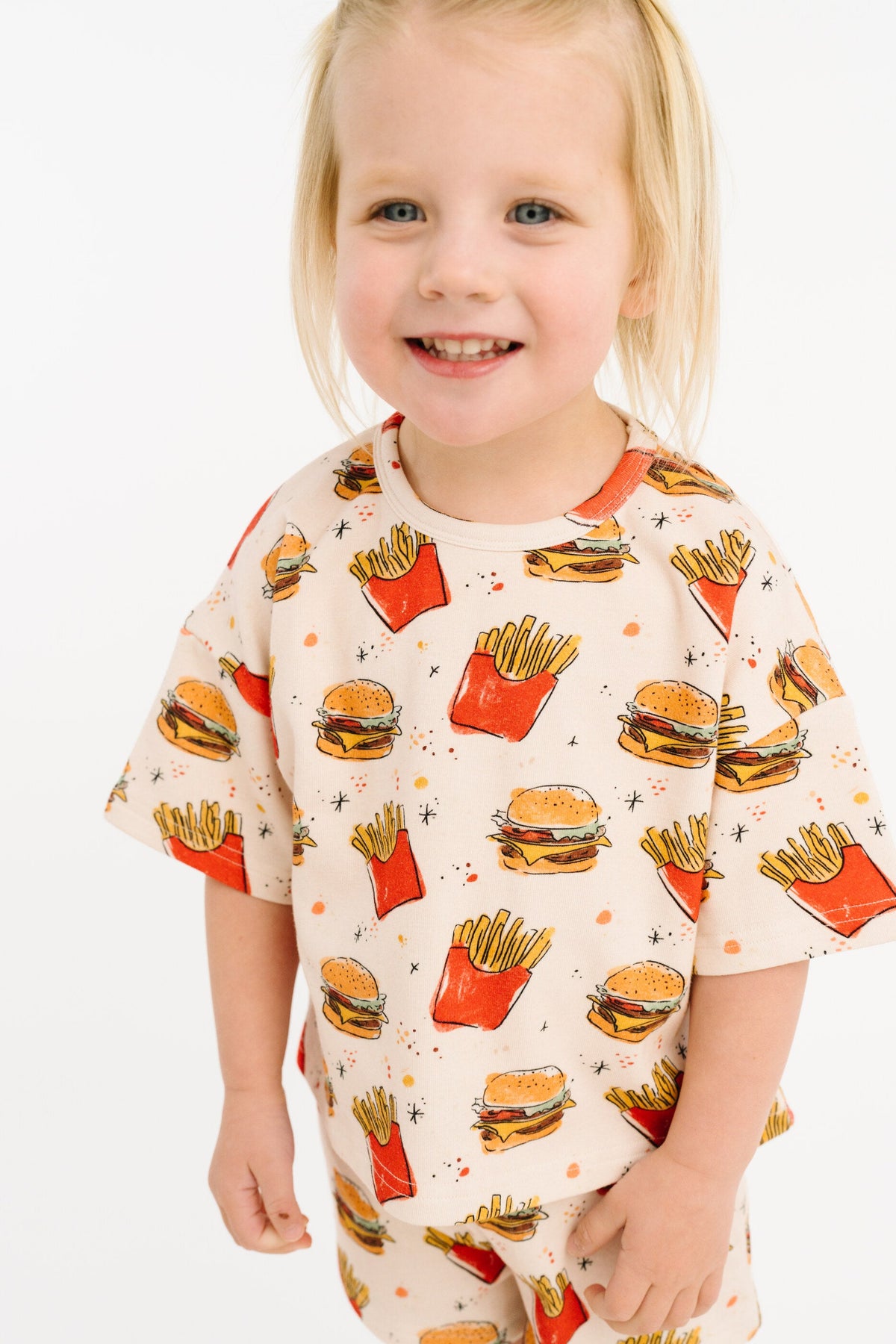 Cheeseburger Meal Slouchy Set
