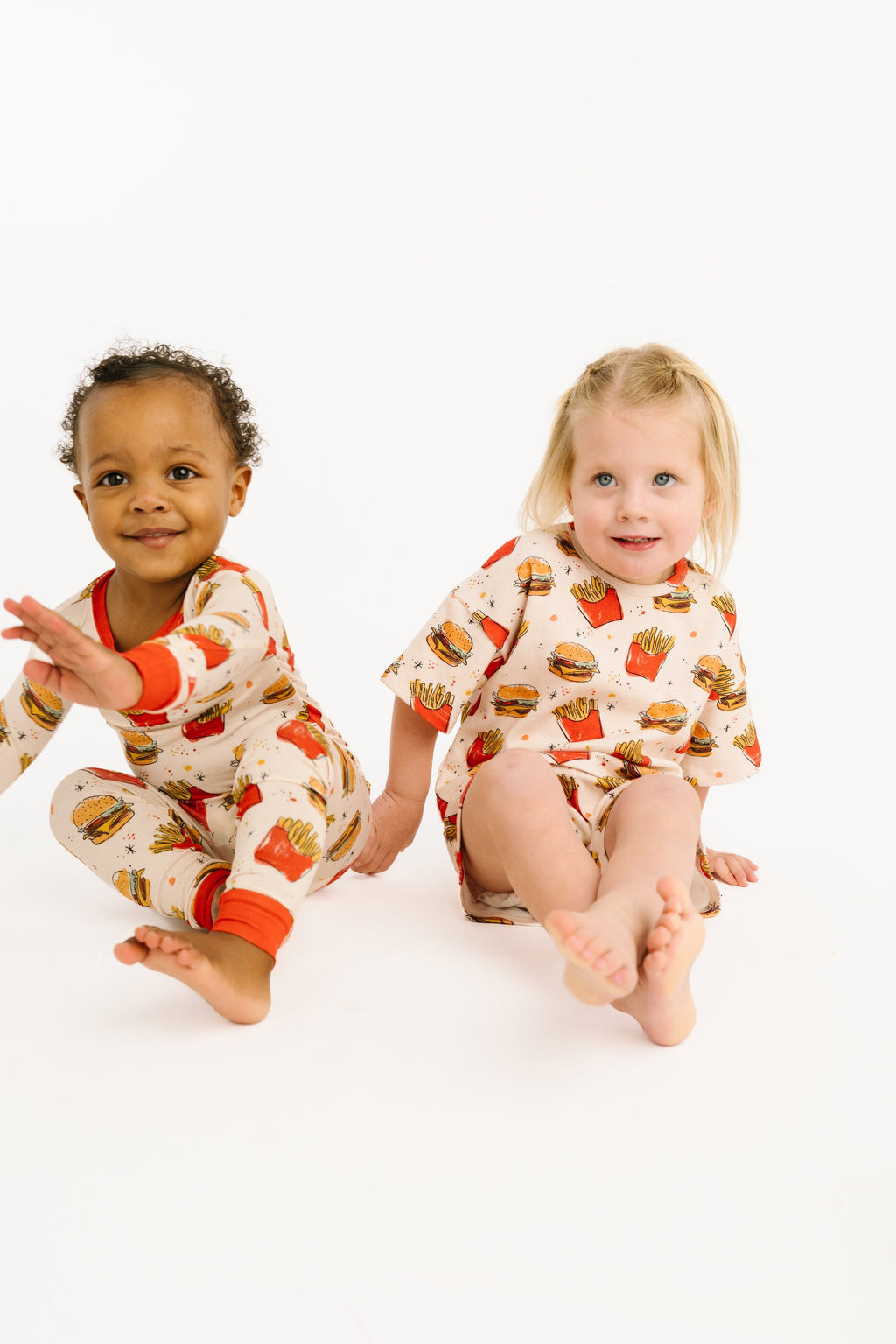 Cheeseburger Meal Slouchy Set