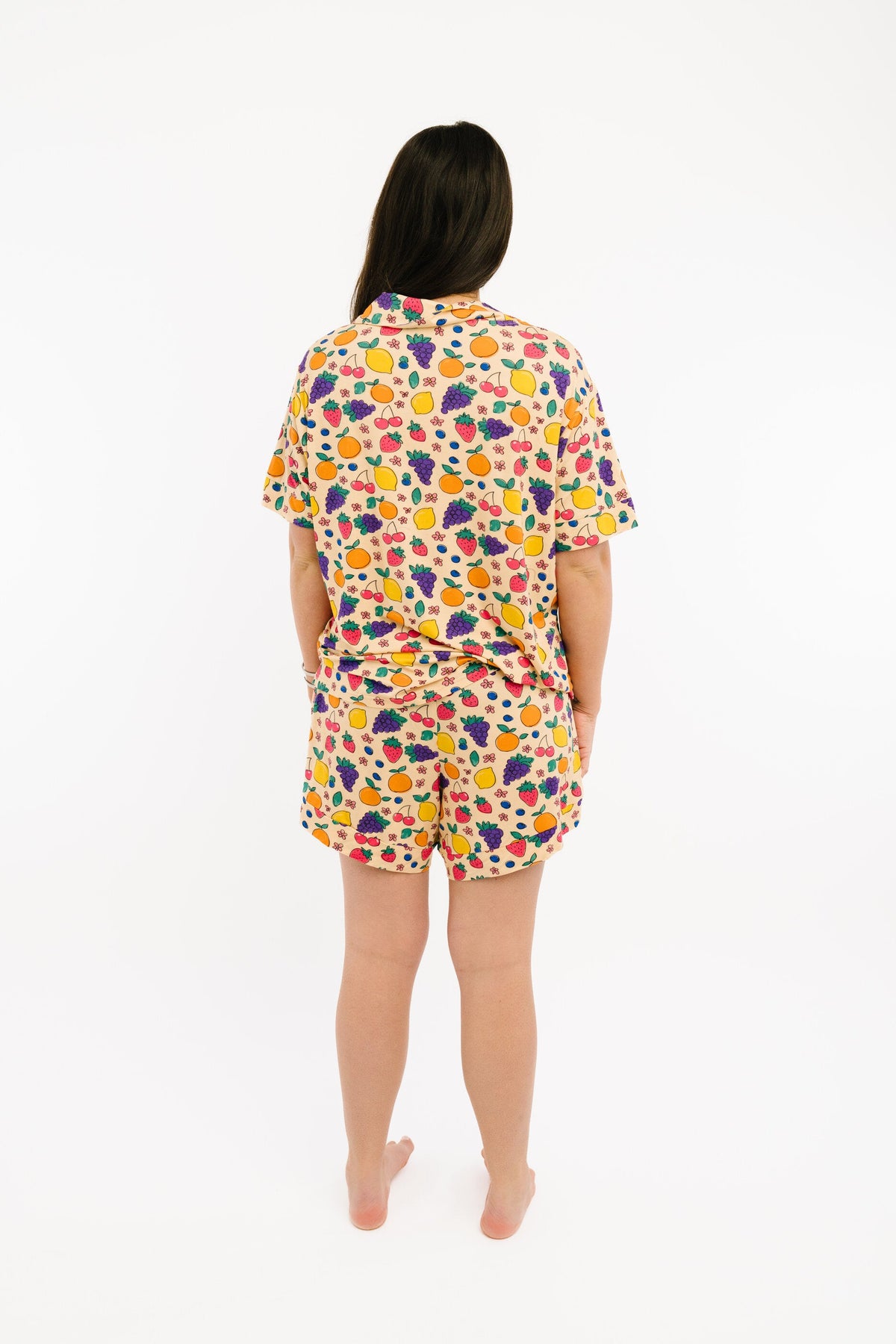 Fruit Basket Women's Short Bamboo Set
