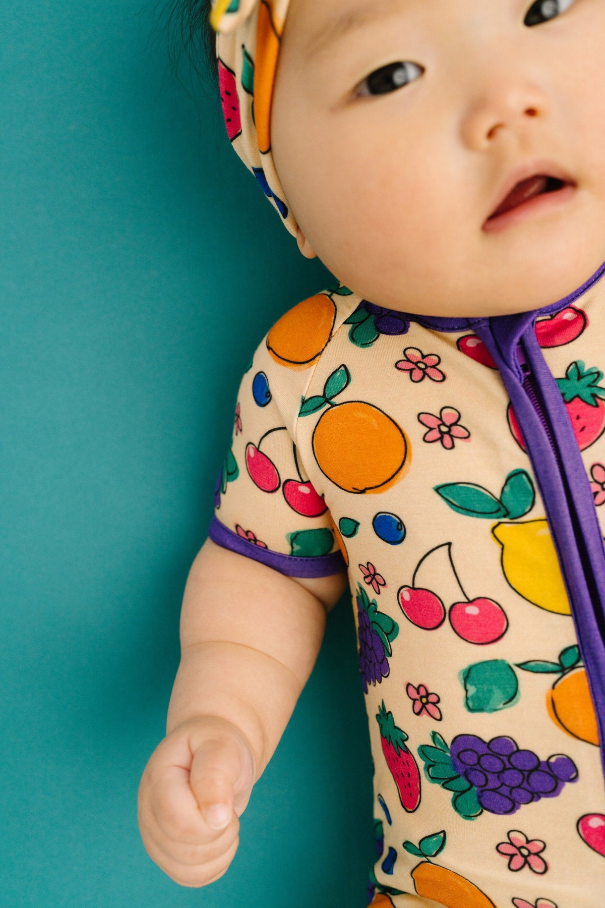 Fruit Basket Bamboo Short Romper