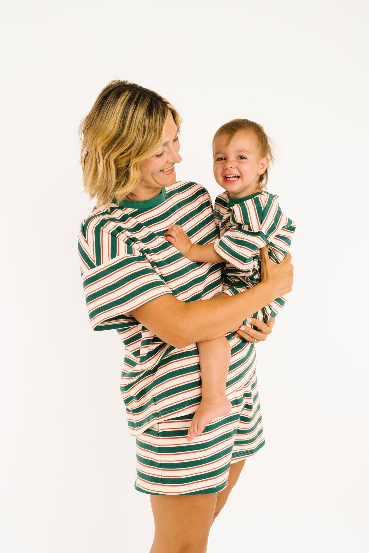 Forest Stripe Slouchy Set