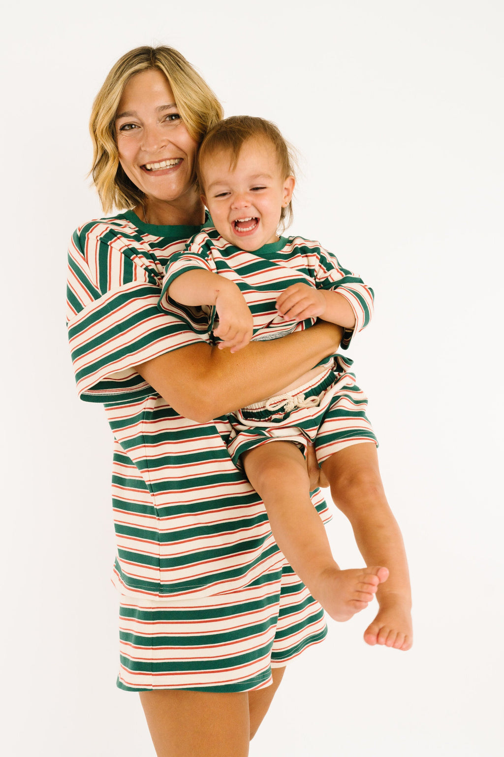 Forest Stripe Slouchy Set