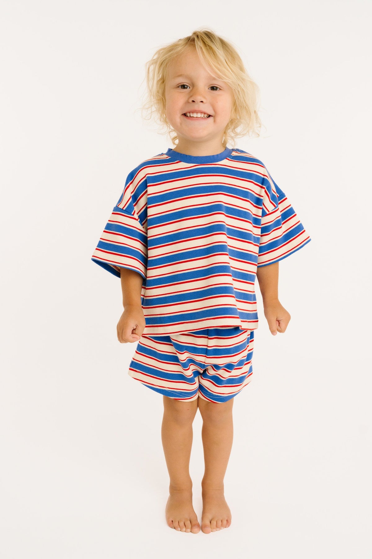 Americana Stripe Slouchy Set