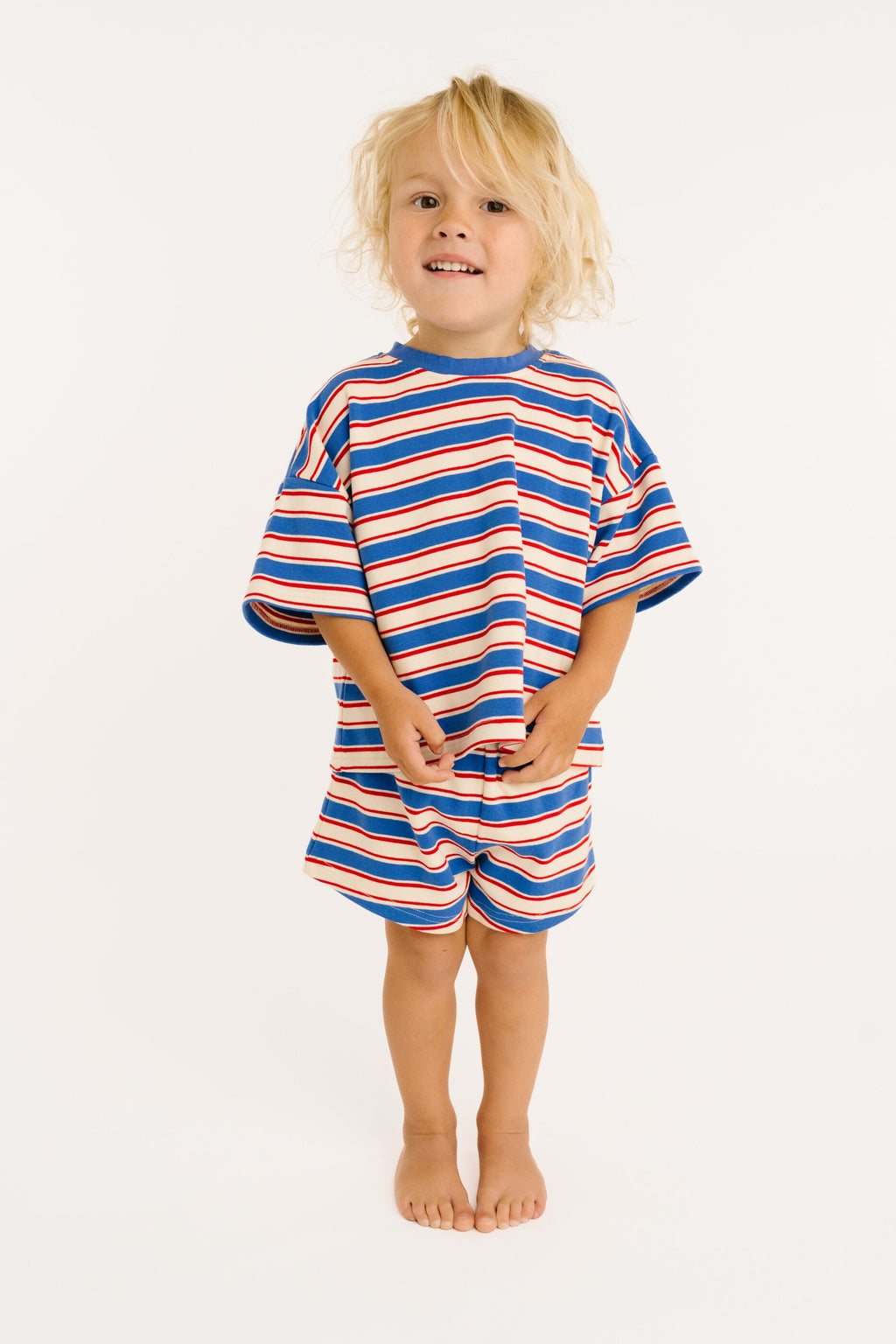 Americana Stripe Slouchy Set