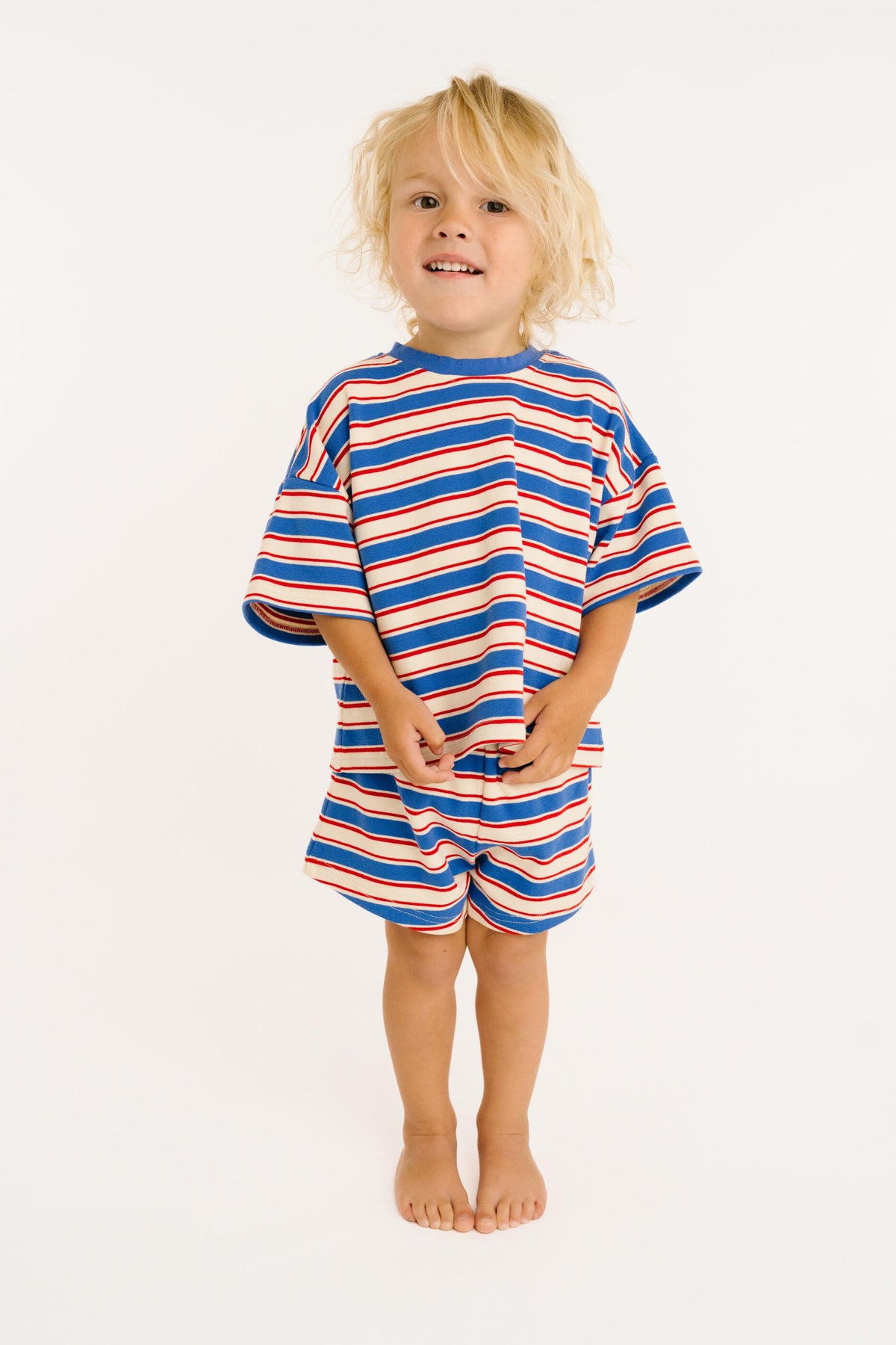 Americana Stripe Slouchy Set