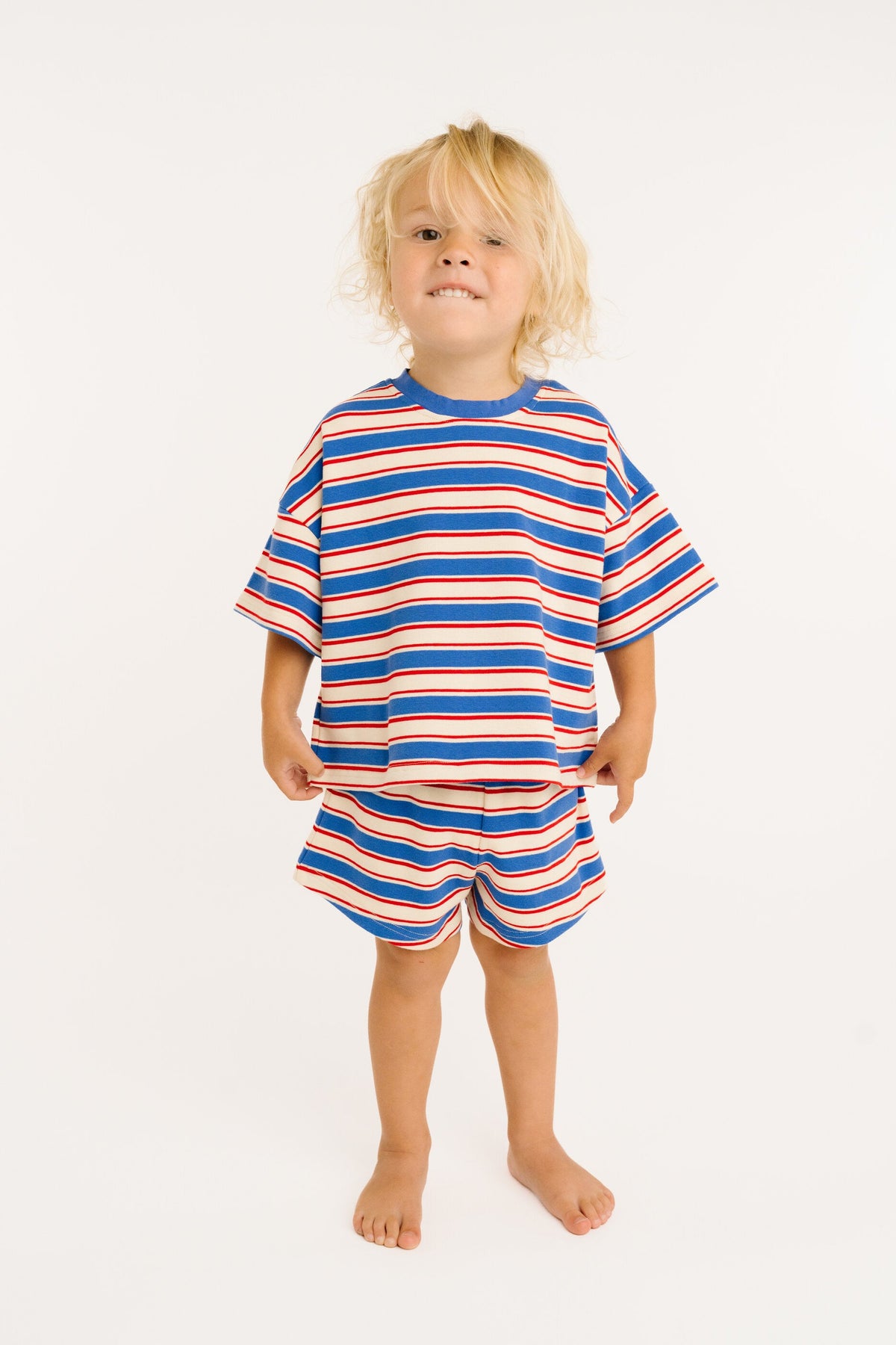 Americana Stripe Slouchy Set