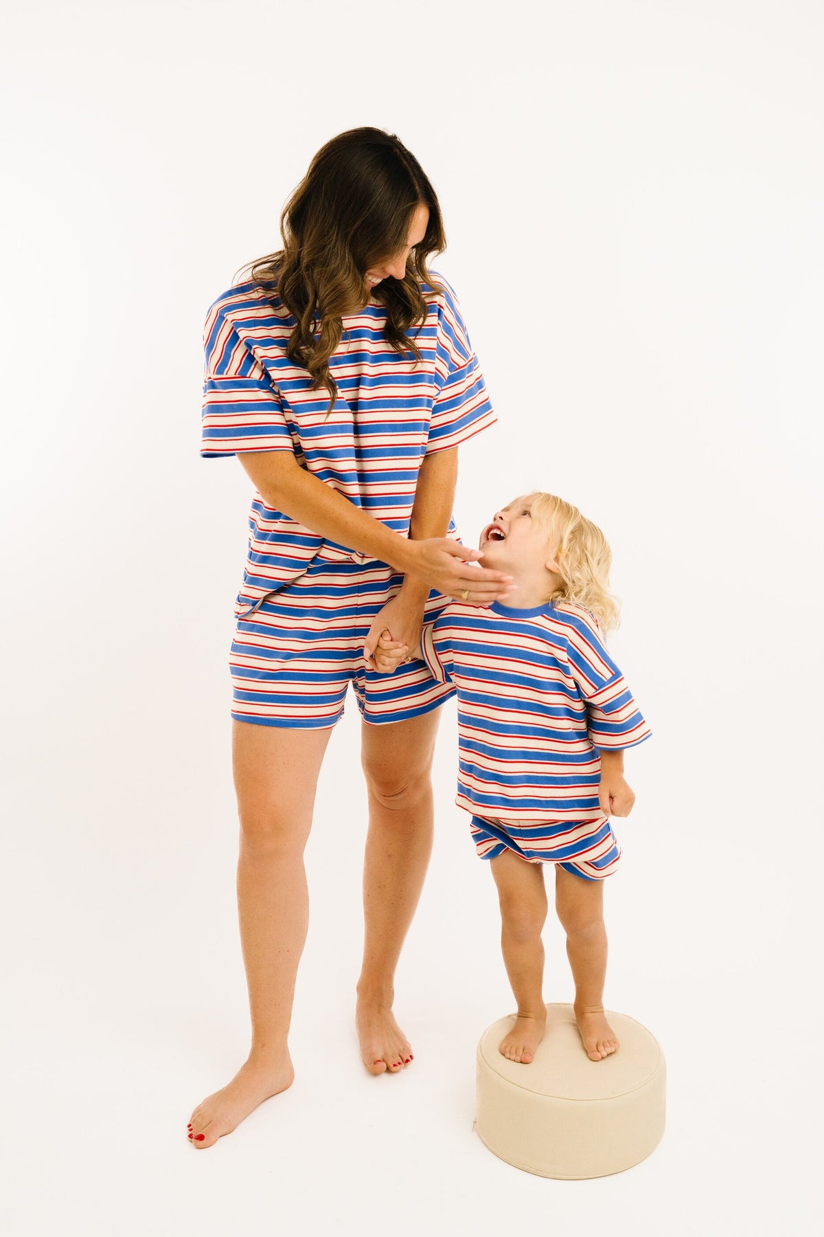 Americana Stripe Slouchy Set