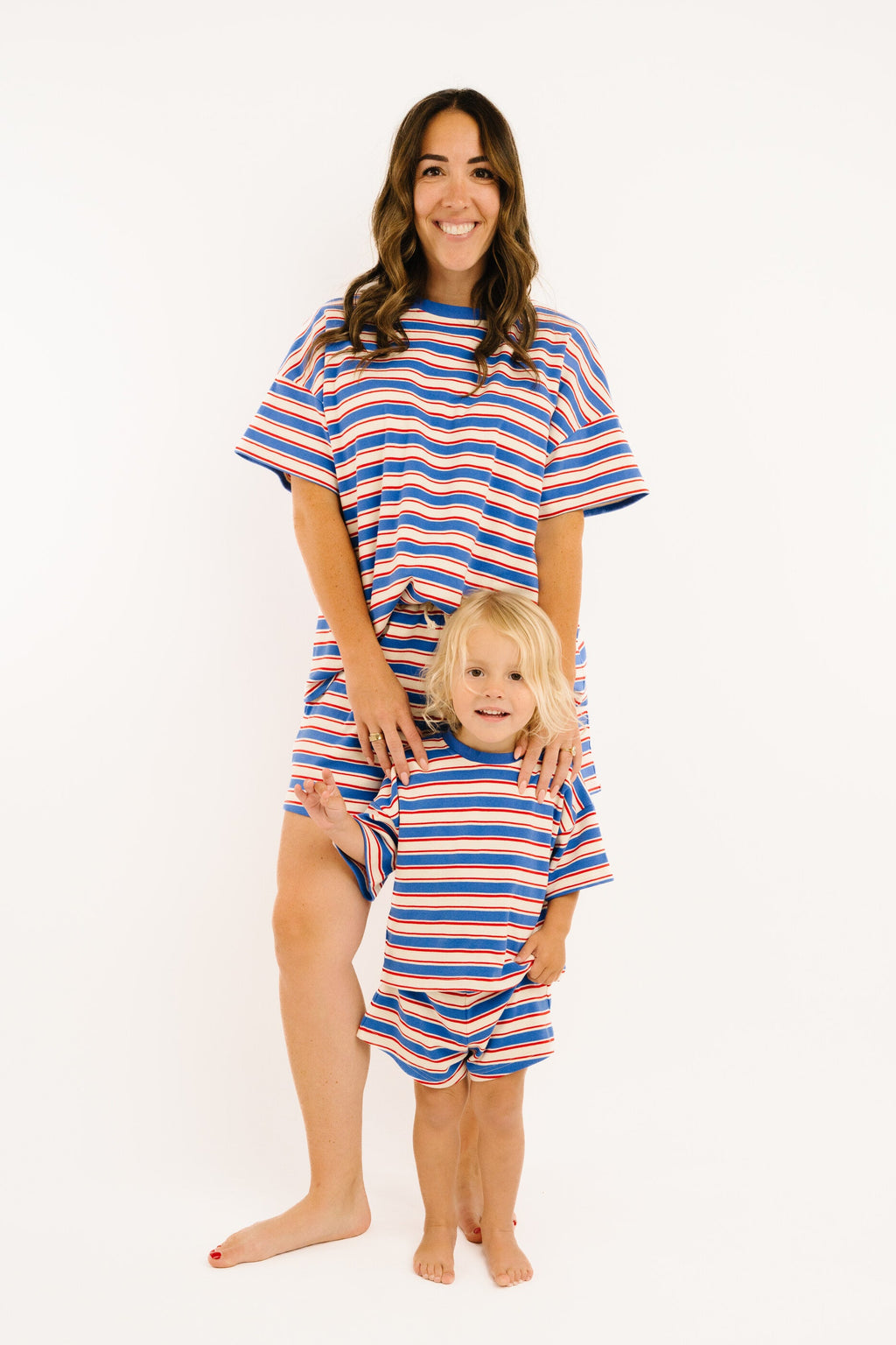 Americana Stripe Slouchy Set